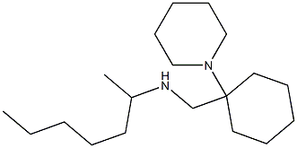 heptan-2-yl({[1-(piperidin-1-yl)cyclohexyl]methyl})amine 结构式