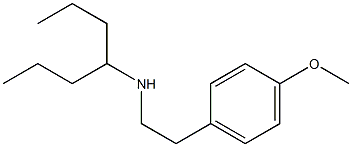 heptan-4-yl[2-(4-methoxyphenyl)ethyl]amine 结构式