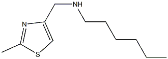 hexyl[(2-methyl-1,3-thiazol-4-yl)methyl]amine 结构式