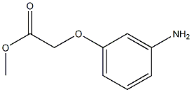 methyl (3-aminophenoxy)acetate 结构式