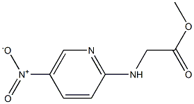 methyl 2-[(5-nitropyridin-2-yl)amino]acetate 结构式