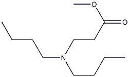 methyl 3-(dibutylamino)propanoate 结构式