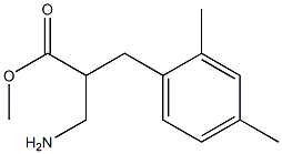 methyl 3-amino-2-[(2,4-dimethylphenyl)methyl]propanoate 结构式