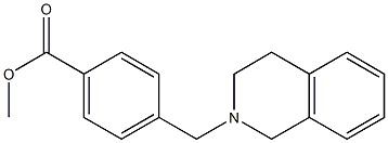 methyl 4-(1,2,3,4-tetrahydroisoquinolin-2-ylmethyl)benzoate 结构式