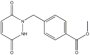 methyl 4-[(3,6-dioxo-1,2,3,6-tetrahydropyridazin-1-yl)methyl]benzoate 结构式