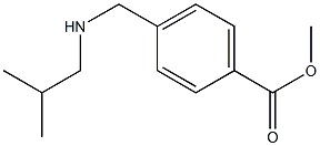 methyl 4-{[(2-methylpropyl)amino]methyl}benzoate 结构式