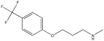 methyl({3-[4-(trifluoromethyl)phenoxy]propyl})amine 结构式