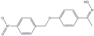 N-(1-{4-[(4-nitrophenyl)methoxy]phenyl}ethylidene)hydroxylamine 结构式