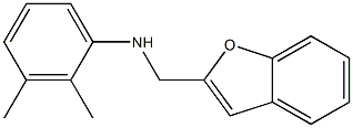 N-(1-benzofuran-2-ylmethyl)-2,3-dimethylaniline 结构式