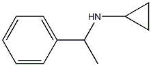 N-(1-phenylethyl)cyclopropanamine 结构式