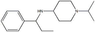 N-(1-phenylpropyl)-1-(propan-2-yl)piperidin-4-amine 结构式