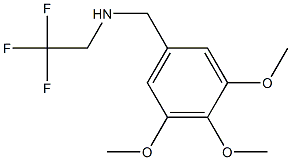 N-(2,2,2-trifluoroethyl)-N-(3,4,5-trimethoxybenzyl)amine 结构式