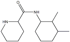 N-(2,3-dimethylcyclohexyl)piperidine-2-carboxamide 结构式