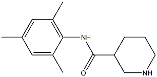 N-(2,4,6-trimethylphenyl)piperidine-3-carboxamide 结构式