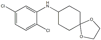 N-(2,5-dichlorophenyl)-1,4-dioxaspiro[4.5]decan-8-amine 结构式