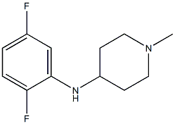 N-(2,5-difluorophenyl)-1-methylpiperidin-4-amine 结构式