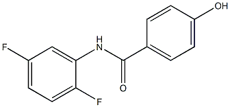 N-(2,5-difluorophenyl)-4-hydroxybenzamide 结构式