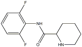 N-(2,6-difluorophenyl)piperidine-2-carboxamide 结构式