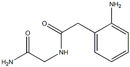 N-(2-amino-2-oxoethyl)-2-(2-aminophenyl)acetamide 结构式