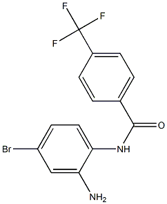 N-(2-amino-4-bromophenyl)-4-(trifluoromethyl)benzamide 结构式