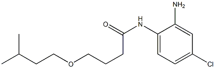 N-(2-amino-4-chlorophenyl)-4-(3-methylbutoxy)butanamide 结构式