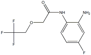 N-(2-amino-4-fluorophenyl)-2-(2,2,2-trifluoroethoxy)acetamide 结构式