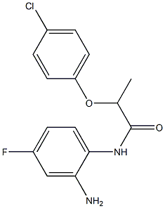 N-(2-amino-4-fluorophenyl)-2-(4-chlorophenoxy)propanamide 结构式