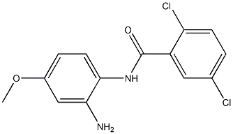 N-(2-amino-4-methoxyphenyl)-2,5-dichlorobenzamide 结构式