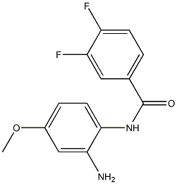 N-(2-amino-4-methoxyphenyl)-3,4-difluorobenzamide 结构式