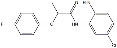 N-(2-amino-5-chlorophenyl)-2-(4-fluorophenoxy)propanamide 结构式