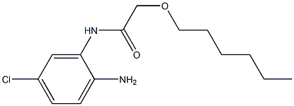 N-(2-amino-5-chlorophenyl)-2-(hexyloxy)acetamide 结构式