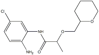 N-(2-amino-5-chlorophenyl)-2-(oxan-2-ylmethoxy)propanamide 结构式