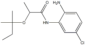 N-(2-amino-5-chlorophenyl)-2-[(2-methylbutan-2-yl)oxy]propanamide 结构式