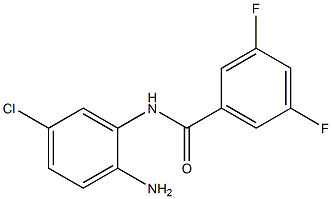 N-(2-amino-5-chlorophenyl)-3,5-difluorobenzamide 结构式