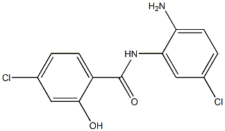N-(2-amino-5-chlorophenyl)-4-chloro-2-hydroxybenzamide 结构式