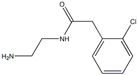 N-(2-aminoethyl)-2-(2-chlorophenyl)acetamide 结构式