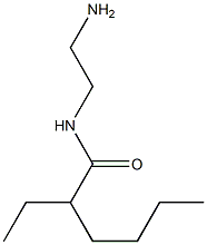 N-(2-aminoethyl)-2-ethylhexanamide 结构式