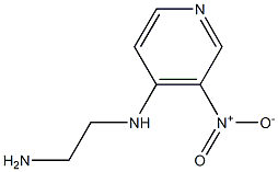 N-(2-aminoethyl)-3-nitropyridin-4-amine 结构式