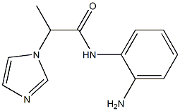 N-(2-aminophenyl)-2-(1H-imidazol-1-yl)propanamide 结构式