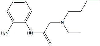 N-(2-aminophenyl)-2-[butyl(ethyl)amino]acetamide 结构式