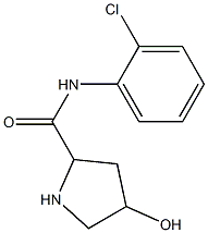 N-(2-chlorophenyl)-4-hydroxypyrrolidine-2-carboxamide 结构式