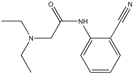 N-(2-cyanophenyl)-2-(diethylamino)acetamide 结构式