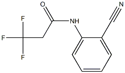 N-(2-cyanophenyl)-3,3,3-trifluoropropanamide 结构式