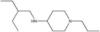 N-(2-ethylbutyl)-1-propylpiperidin-4-amine 结构式