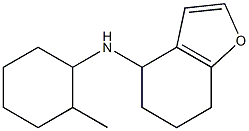 N-(2-methylcyclohexyl)-4,5,6,7-tetrahydro-1-benzofuran-4-amine 结构式