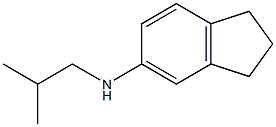 N-(2-methylpropyl)-2,3-dihydro-1H-inden-5-amine 结构式