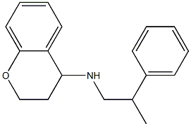 N-(2-phenylpropyl)-3,4-dihydro-2H-1-benzopyran-4-amine 结构式