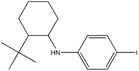 N-(2-tert-butylcyclohexyl)-4-iodoaniline 结构式