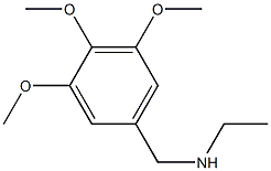 N-(3,4,5-trimethoxybenzyl)ethanamine 结构式