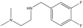 N'-(3,4-difluorobenzyl)-N,N-dimethylethane-1,2-diamine 结构式